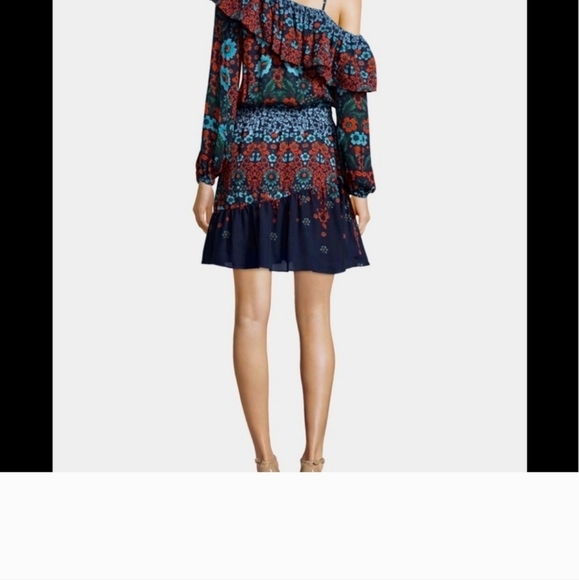 Parker Floral Silk Clarissa Dress Size small - Picture 1 of 4